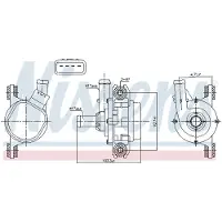 Nissens Waterpomp, motorkoeling 831385