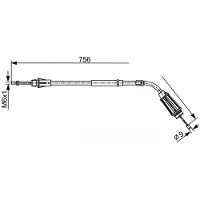 Bosch 1 987 482 556 Handremkabel