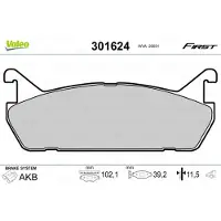 Valeo 301624 Remblokken