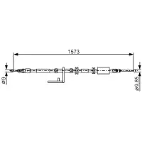 Bosch 1 987 482 313 Handremkabel