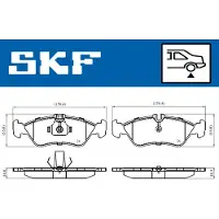 Skf VKBP 90362 Remblokken