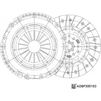 Blue Print Koppelingsset ADBP300103