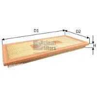 CLEAN FILTER MA3481 Luchtfilter