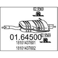 MTS 01.64500 Einddemper