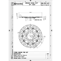 Brembo Remschijven High Performance Xtra Paar, voor, 208973745