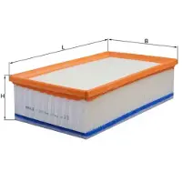 Knecht MAHLE luchtfilter LX 2996