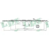 LPR C0323B Handremkabel
