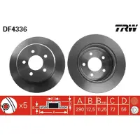TRW DF4336 Remschijf