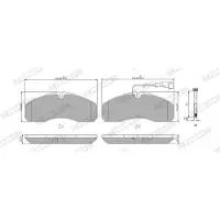 FERODO Remblokset FVR4248, voor