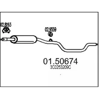 MTS Middendemper 01.50674