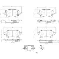 Brembo P 37 029 Remblokken