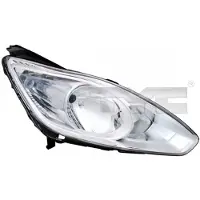 TYC Koplamp rechts 20-12565-05-2 TYC voor o.a. FORD