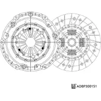 Blue Print ADBP300151 Koppelingsset