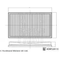 Blue Print ADBP220115 Luchtfilter