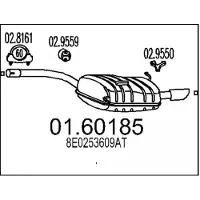MTS 01.60185 Einddemper