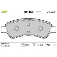 Valeo Remblokkenset, schijfrem 301464