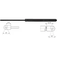 METZGER 2110455 Gasveer motorkap