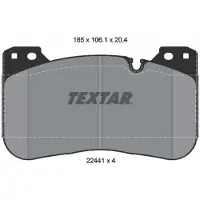 Textar Remblokset 2244101, voor