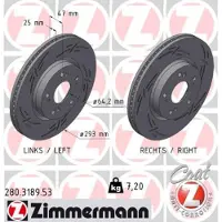 ZIMMERMANN 280.3189.53 Remschijf