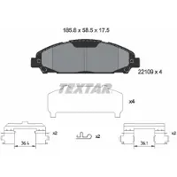 Textar Remblokkenset, schijfrem 2210901