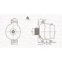 MAGNETI MARELLI Dynamo / Alternator 063731639010