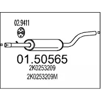 MTS Middendemper 01.50565