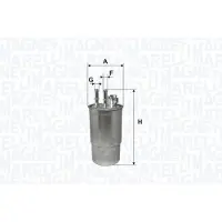 MAGNETI MARELLI 153071760220 Brandstoffilter