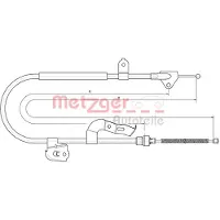 METZGER 10.4510 Handremkabel