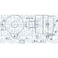 MAGNETI MARELLI Dynamo / Alternator 063732137010