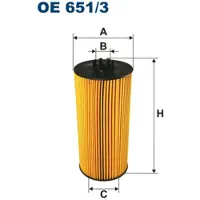 FILTRON OE 651/3 Oliefilter
