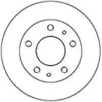 MAPCO 25037 Remschijf