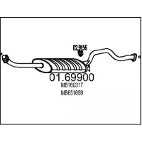 MTS 01.69900 Einddemper