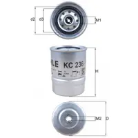 Knecht KC 236 Brandstoffilter