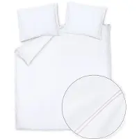 Vandyck Dekbedovertrek Purity Torino White Satijn-140 x 200 / 220 cm | 1-Persoons