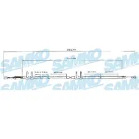 LPR C0989B Handremkabel