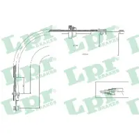 LPR C0281B Handremkabel