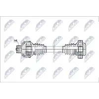 NTY NPW-AU-081 Aandrijfas