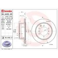 Brembo 09.A453.21 Remschijf