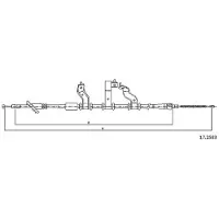 METZGER 17.2583 Handremkabel