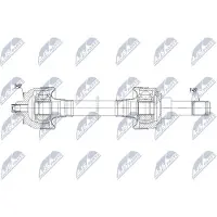 NTY NPW-BM-236 Aandrijfas