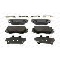 FERODO Remblokken set FDB4207 Ferodo voor o.a. CHEVROLET, OPEL, SAAB