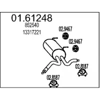 MTS 01.61248 Einddemper