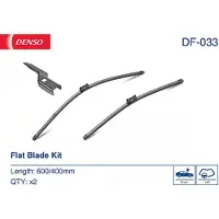 Denso Wisserblad DF-033, 600/400mm, Voor, 2 Stuk