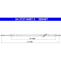 Ate Kabel, parkeerrem 24.3727-0487.2