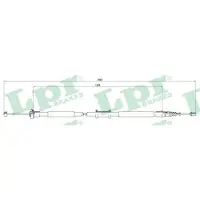 LPR C0198B Handremkabel