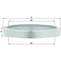 Knecht LX 61 Luchtfilter