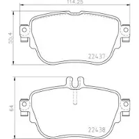 Brembo P 50 136 Remblokken