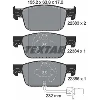 Textar Remblokset 2238301, voor