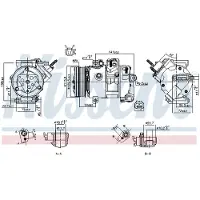Nissens Compressor airconditioning 890772