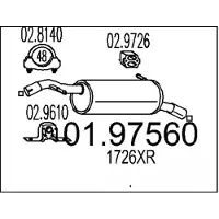 MTS 01.97560 Einddemper